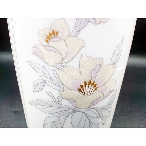 Kaiser Chantal Bud Vase Porcelain Flowers West Germany Vintage K Nossek 6" AK - Picture 6 of 16